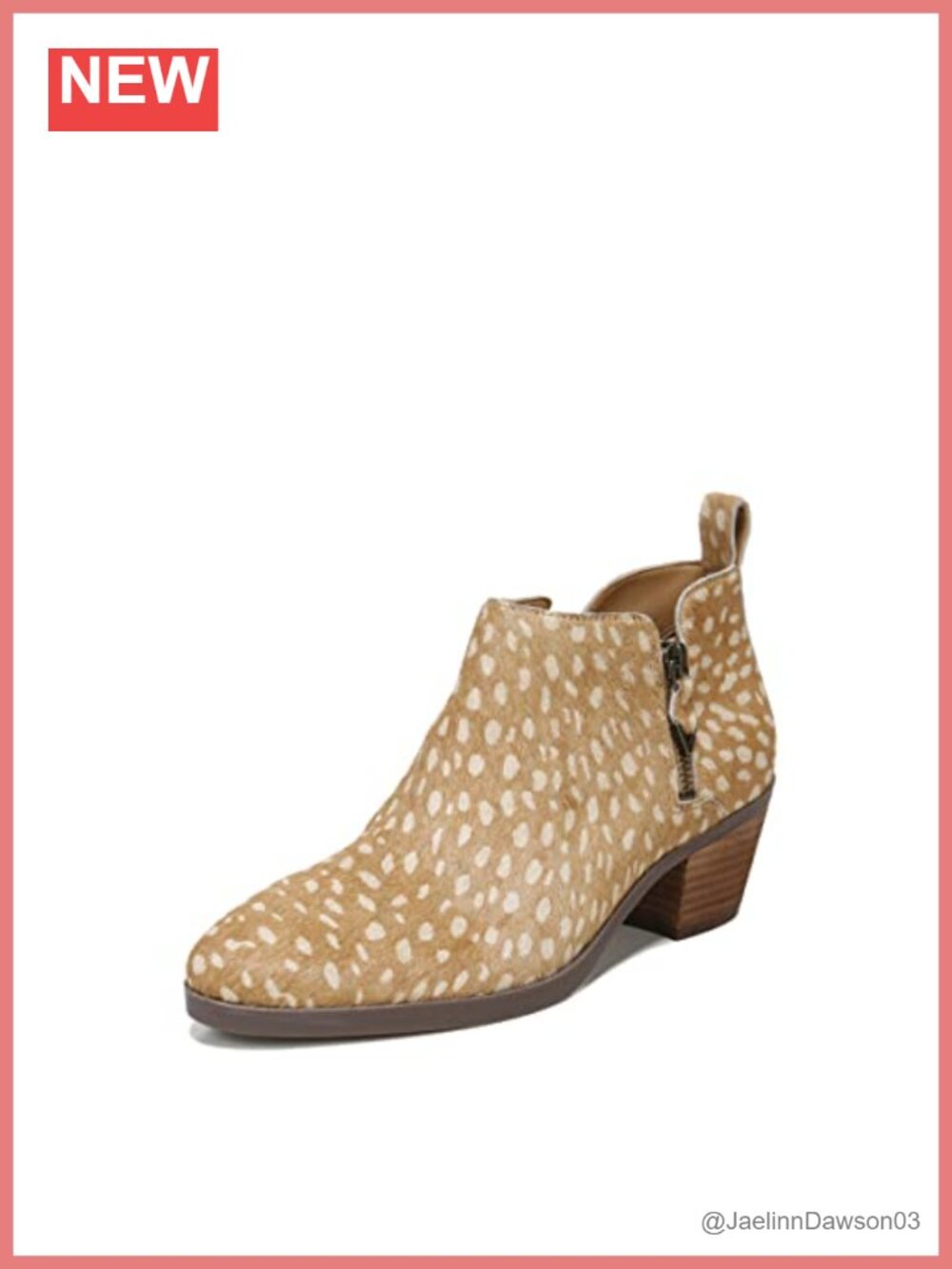 Waterproof Leather Ankle Bootie with Arch Support Orthotic Insole